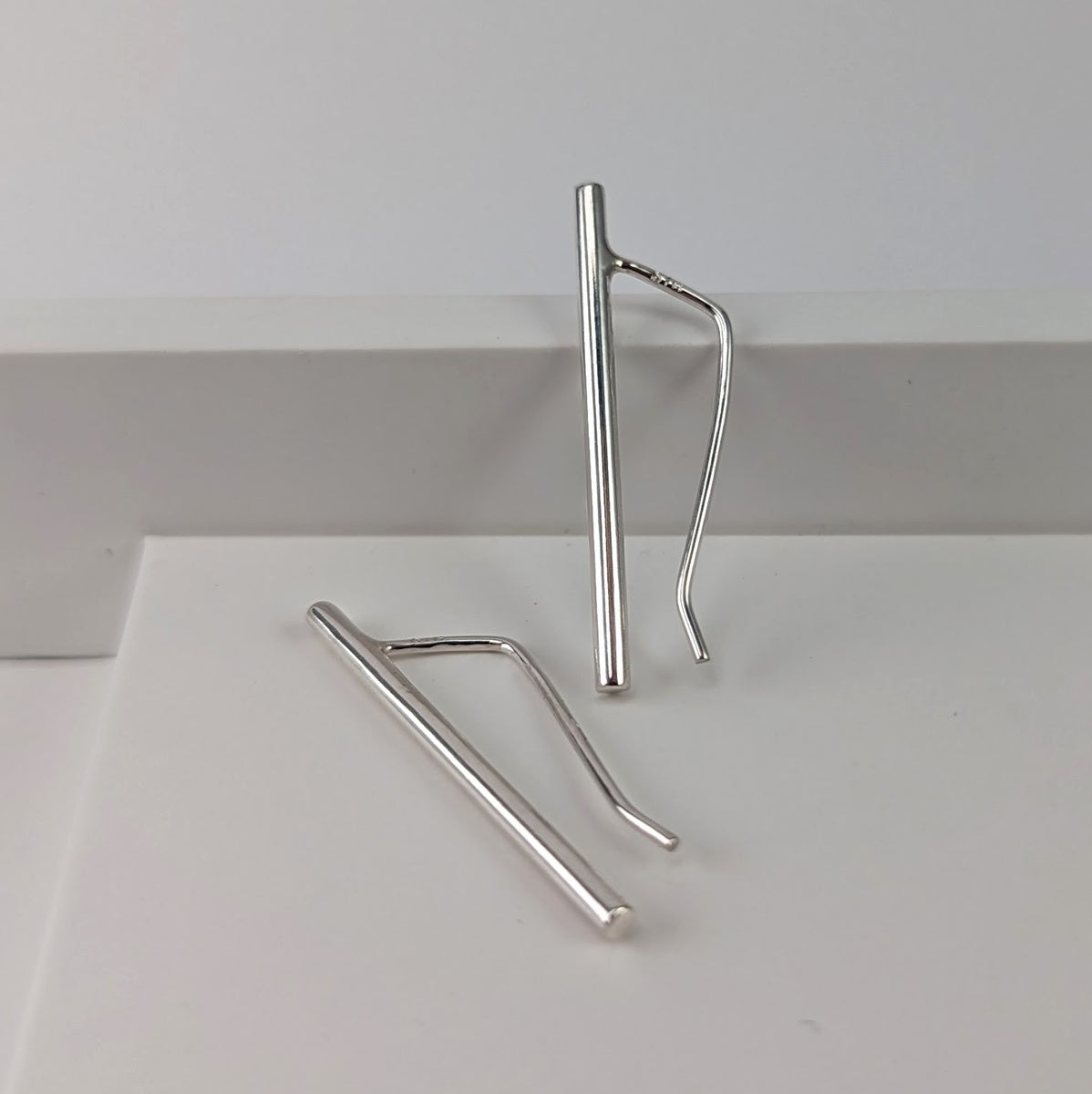 Bar drop earrings