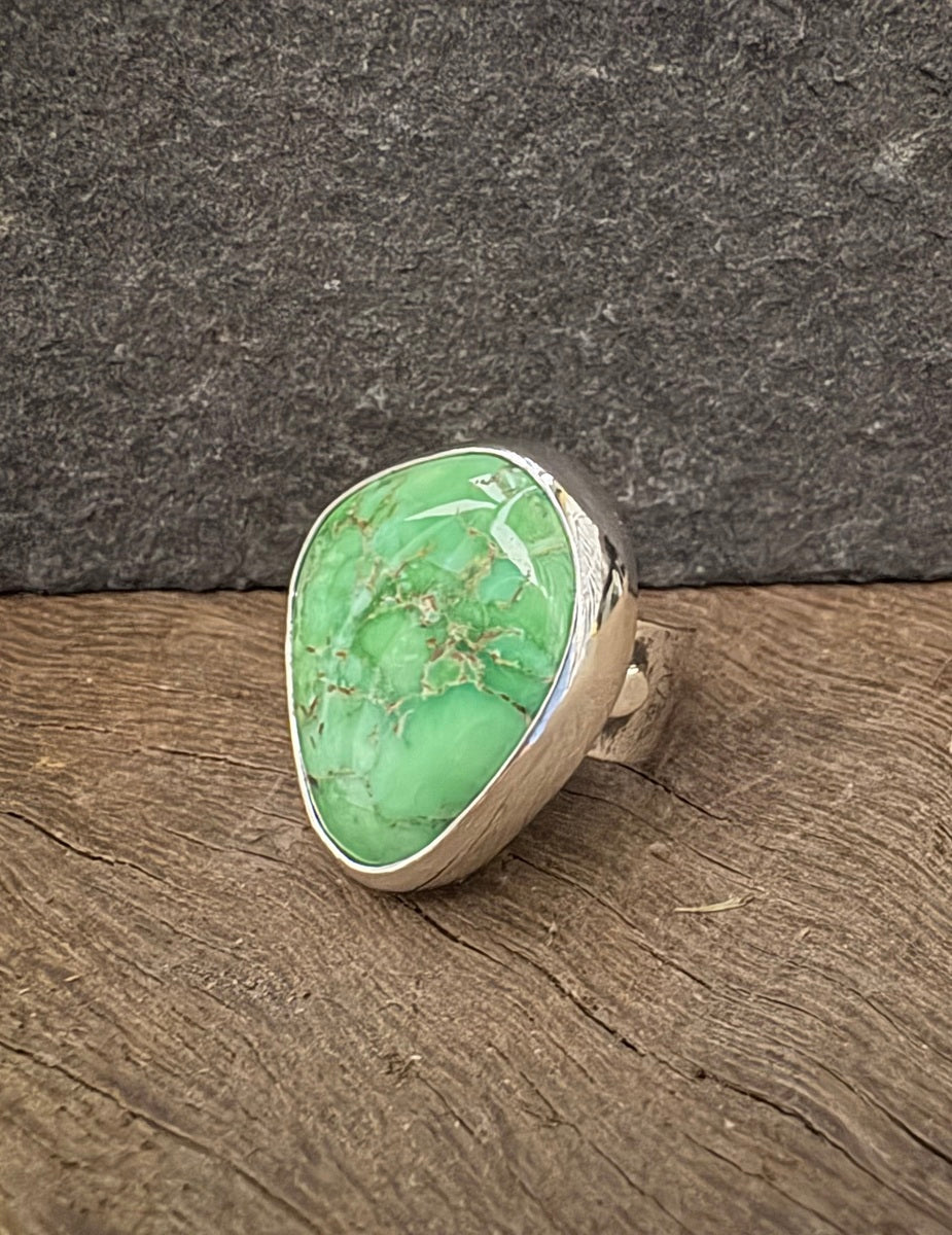 Variscite Statement Ring Size T (HT3)
