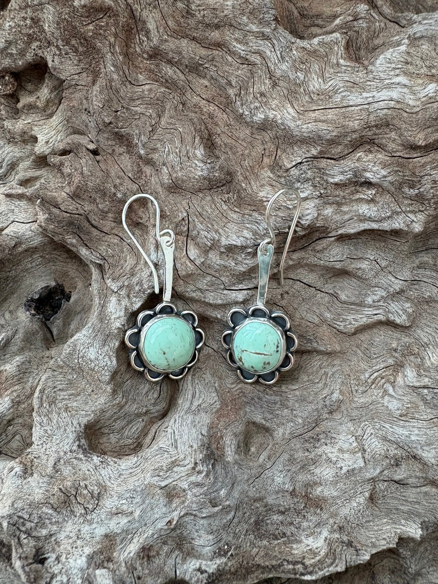 Posy Variscite Earrings (HT10)