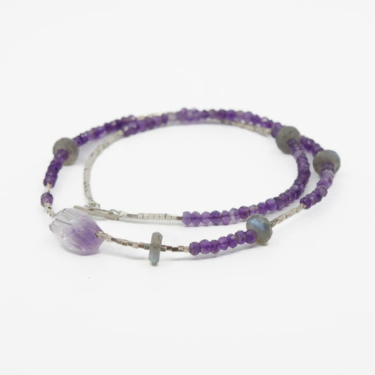 Purple necklace