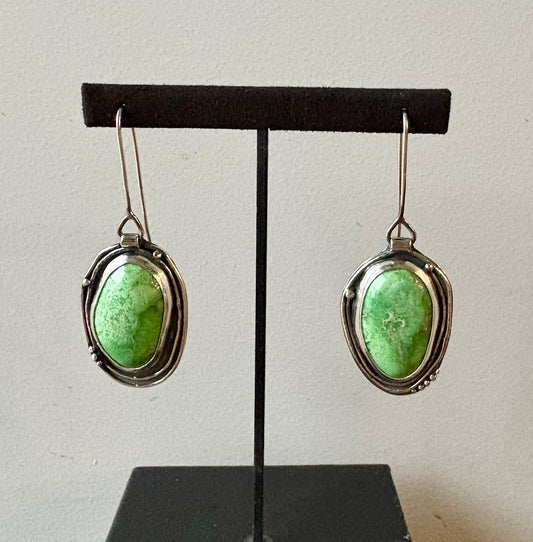Skipping Stones Australian Variscite Earrings (HT18)