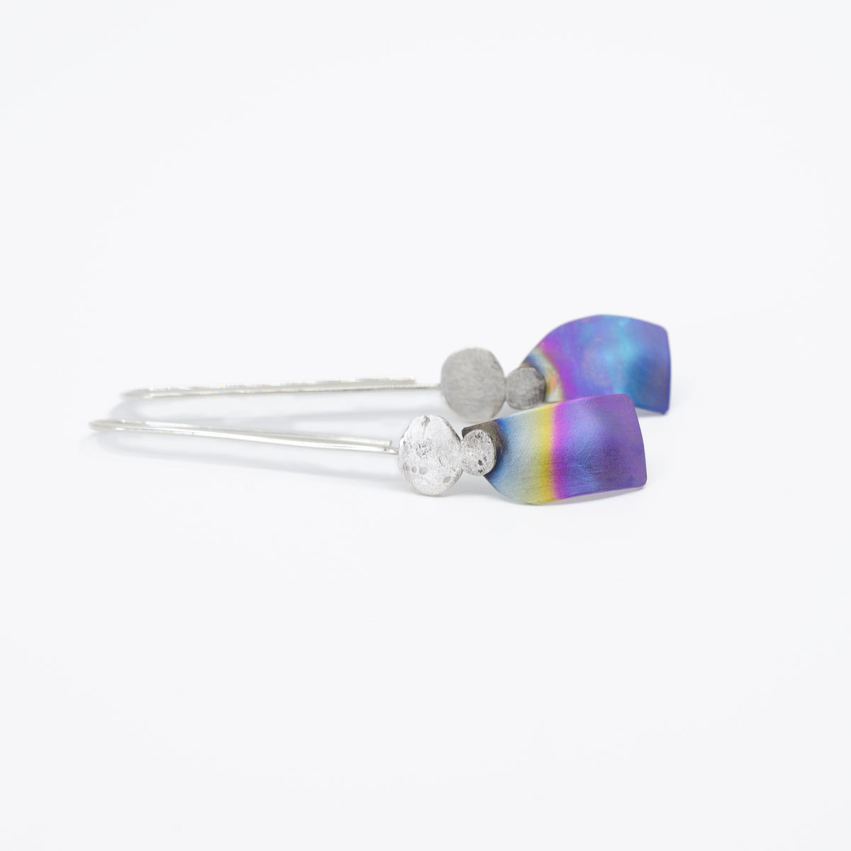 Rainbow long earrings