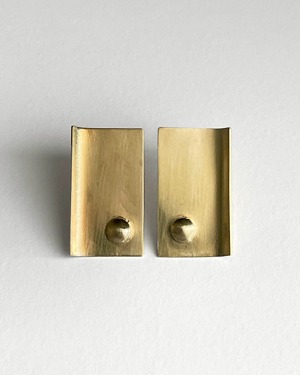 Rectangles brass dot