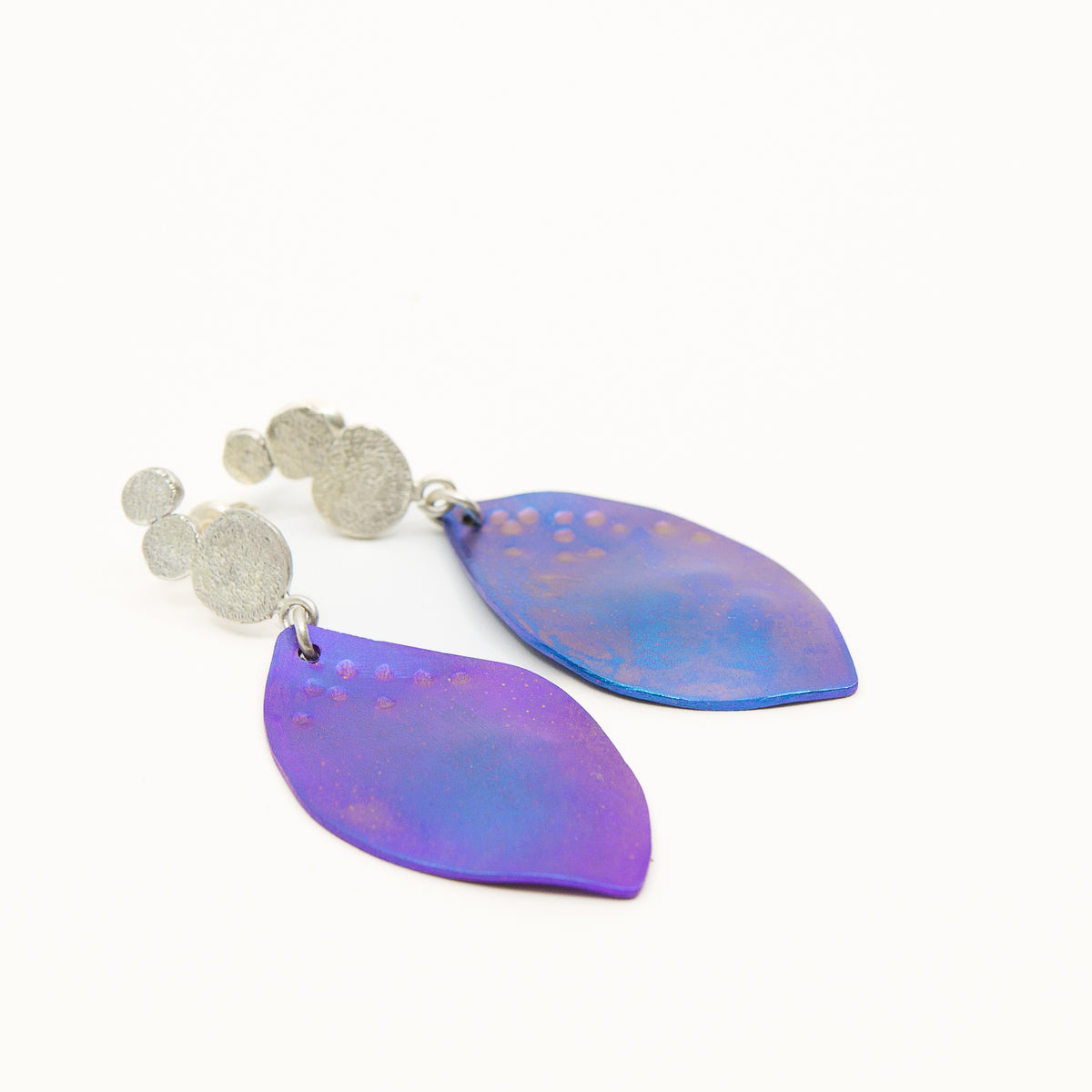 Blue purple wide leaves