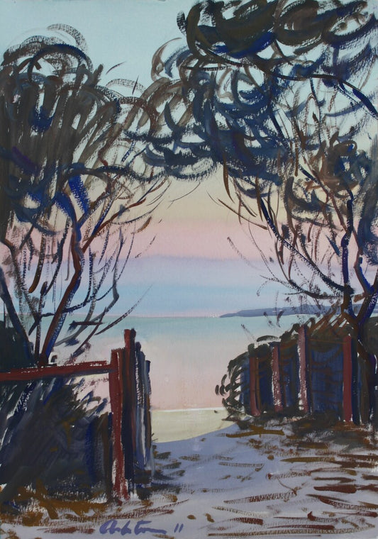 Towards Moreton Island, Twilight