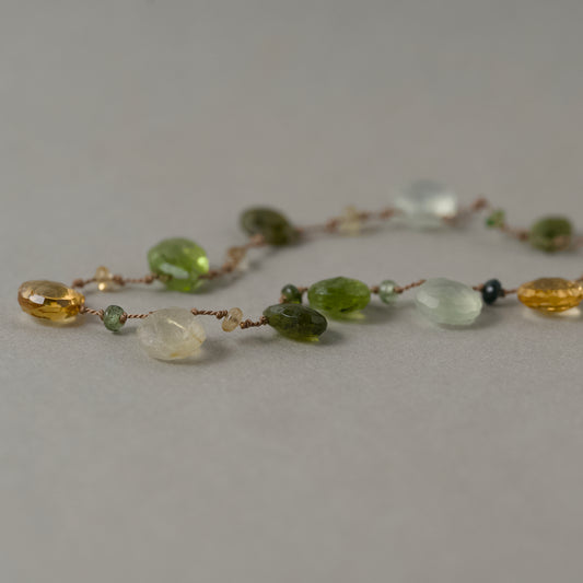 Lido Peridot Tourmaline Necklace